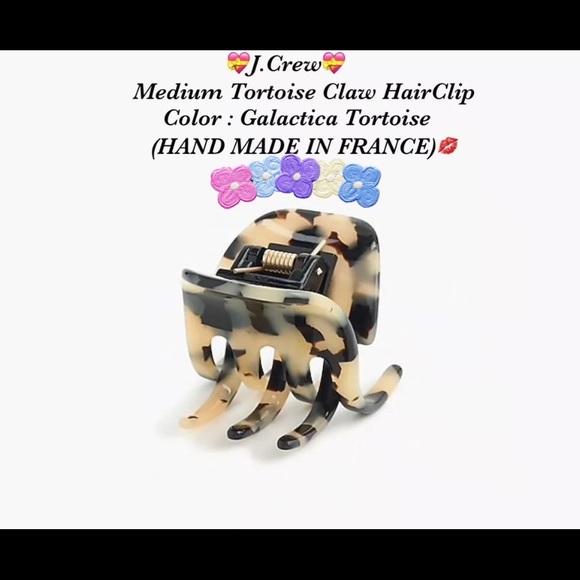 J.Crew medium CLAW HAIR CLIp